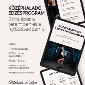 Középhaladó női edzésprogram