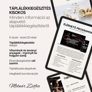 Táplálékkiegészítés kisokos